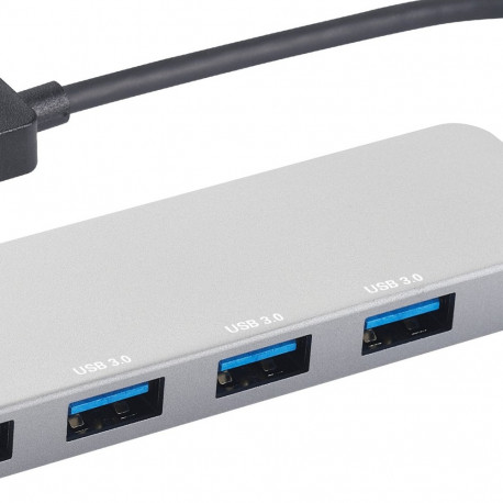 "Sandberg 333-88 USB 3.0 HUB 4-Port 4xUSB 3.0 SuperSpeed Silber"