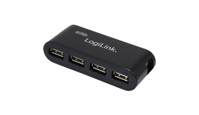 "LogiLink UA0085 USB 2.0 HUB 4-Port 4xUSB 2.0 mit Netzteil"
