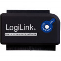 "LogiLink USB 2.0 > 2,5"" + 3,5"" IDE + SATA Adapter Schwarz"