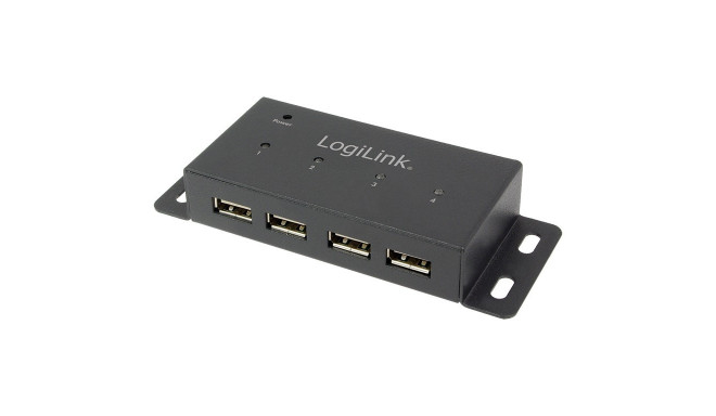 "LogiLink UA0141A USB 2.0 HUB 4-Port 4xUSB 2.0 montierbar"