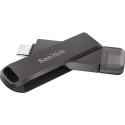 STICK 256GB USB 3.1 SanDisk iXpand Luxe Duo USB-C / Apple Lightning black