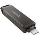 STICK 256GB USB 3.1 SanDisk iXpand Luxe Duo USB-C / Apple Lightning black