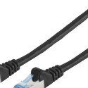 Patchkabel CAT6a RJ45 S/FTP 0,25m Black