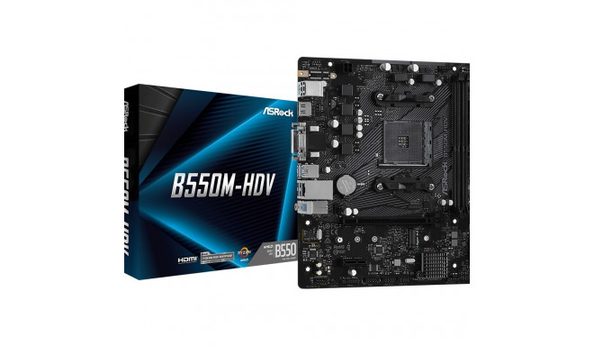 "AM4 ASRock B550M-HDV mATX"