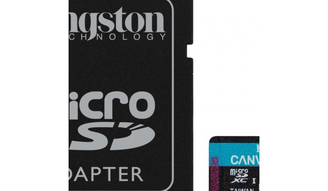 "CARD 256GB Kingston Canvas Go! Plus microSDXC 170MB/s +Adapter"