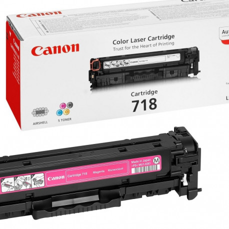 "Canon Toner 718M Magenta bis zu 2.900 Seiten gem. ISO 19798"