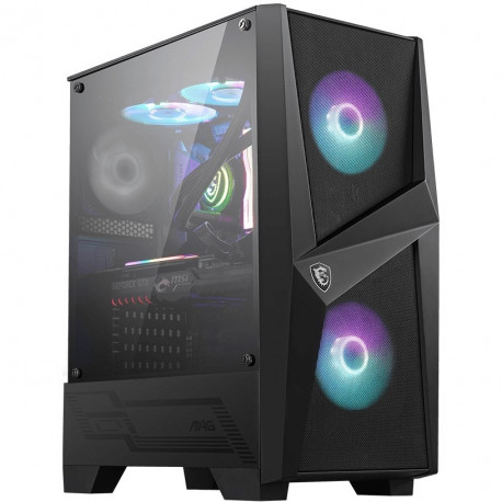 "MIDI MSI MAG FORGE 100R | black. window. RGB"