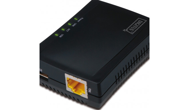 "NET Digitus Printserver USB 2.0 Multifunction Network Server"