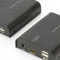 KVM HDMI Extender 120m FullHD via Netzwerkkabel Digitus Black