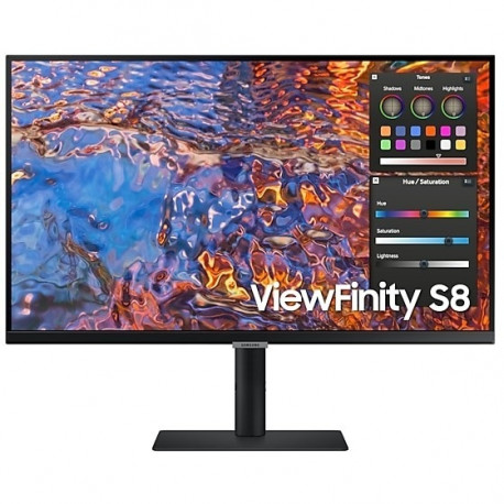 "68,6cm/27'' (3840x2160) Samsung S27B800PXP 16:9 5ms IPS HDMI DisplayPort USB-C VESA Pivot 4K Black"