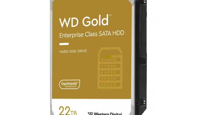 Western Digital HDD 22TB WD221KRYZ Western Digital Gold 7200rpm 512MB