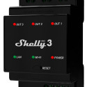 Home Shelly Relais "Pro 3" WLAN LAN 3x 16A 3 Kanäle 3 Phasen Max. 48A BT DIN-Rail