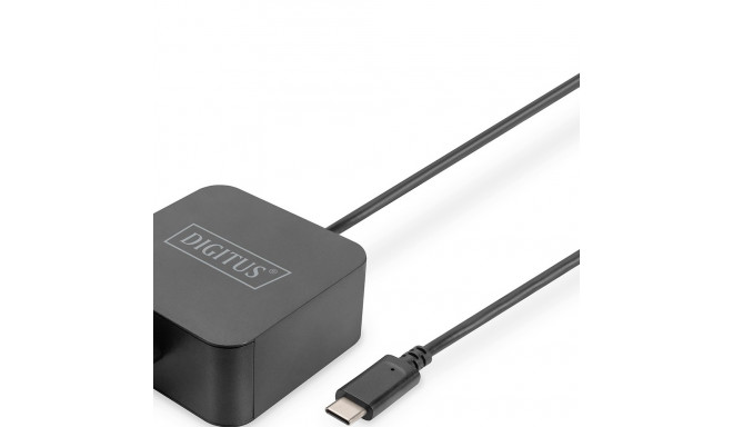 "Digitus Universal Notebook Netzteil USB-C 65W 1,2m Kabel"