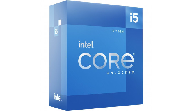 "Intel S1700 CORE i5 12600K BOX 10x3.7 125W WOF GEN12"