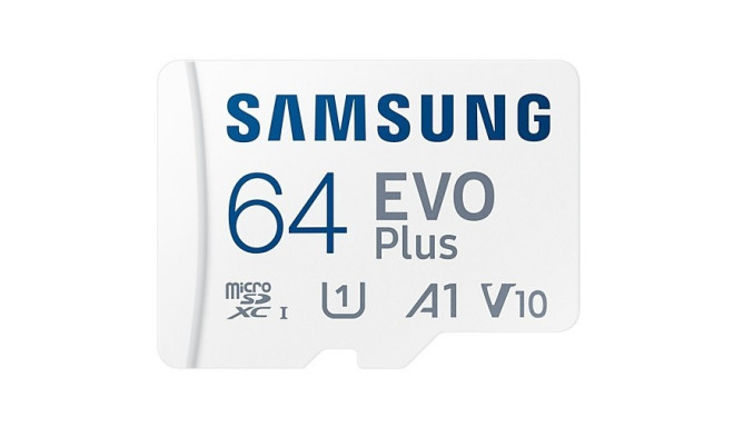 "CARD 64GB Samsung EVO Plus MicroSDXC 130MB/s +Adapter"