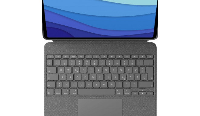 "Logitech Combo Touch Tastatur Trackpad Apple iPad 12,9"" (5. Gen.) Gray"