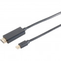 "Mini DisplayPort 1.2 > HDMI (ST-ST) 2m Adapterkabel Schwarz"