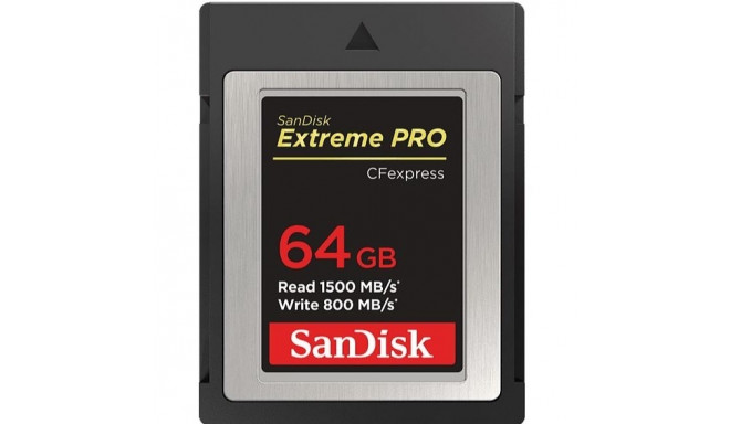 "CARD 64GB SanDisk Extreme Pro 1500MB/s CFexpress"
