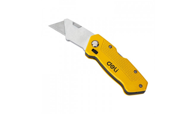 Utility Knife Deli Tools EDL006Z (yellow)