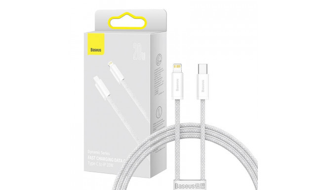 Baseus Dynamic USB-C cable for Lightning, 23W, 1m (white)