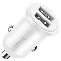 Baseus Grain Pro Car Charger 2x USB 4.8A (white)