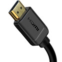 Baseus 2x HDMI 2.0 4K 60Hz Cable, 3D, HDR, 18Gbps, 2m (black)