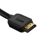 Baseus 2x HDMI 2.0 4K 60Hz Cable, 3D, HDR, 18Gbps, 2m (black)