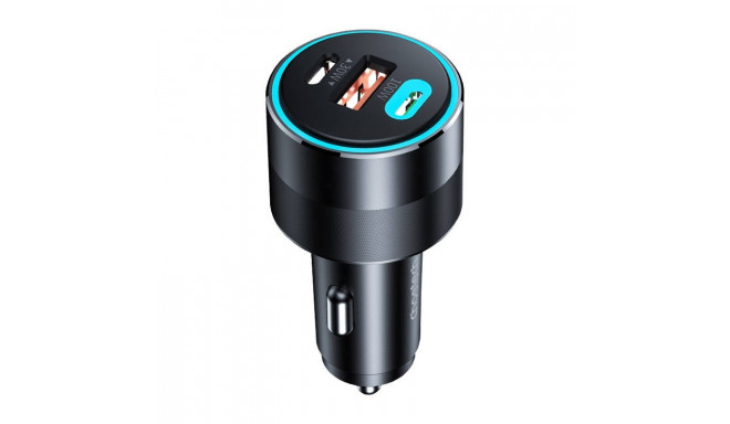 Choetech TC0011 car charger 130W 2x USB C 1x USB A (black)