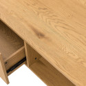 Coffee table SACHA 120x60xH35cm, melamine with oak bark