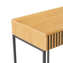 Desk HAMPTON 120x50xH79cm, melamine with oak bark