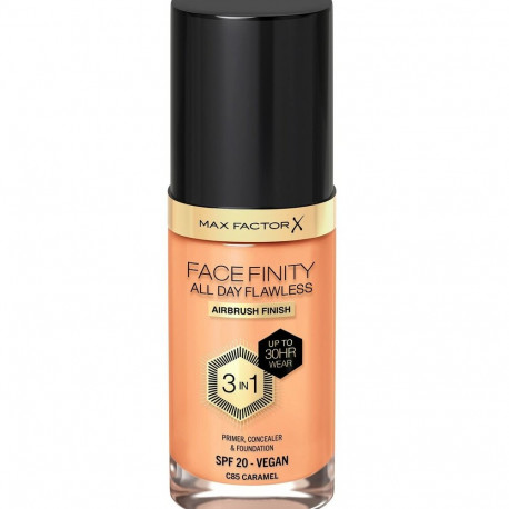 Crème Make-up Base Max Factor Facefinity Nº 85-caramel Spf 20 30 ml 3-in-1