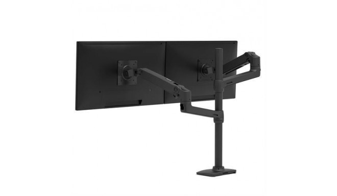 Ergotron LX Series LX Dual Stacking Arm, Tall Pole, Matte Black 101.6 cm (40&quot;) Desk