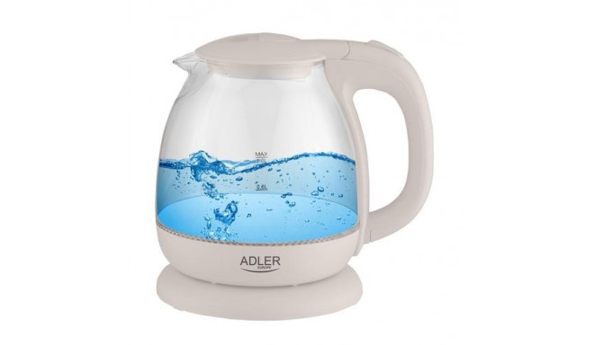 Adler AD 1283C electric kettle 1 L 900 W Cream