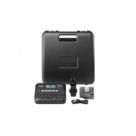 BROTHER PT-D460BTVP DESKTOP LABEL THERMO PRINTER, BT, 30MM/SEC + CASE + SAMPLE TAPE, MONO DISPLAY