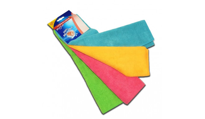 Cleaning Cloth Vileda Microfibre Cloth Colors Extra Large 4 pcs