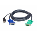 1.2M USB KVM Cable 3in1 SPHD 2L-5201U