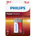 Philips battery Power Alkaline 9V LR61 pc