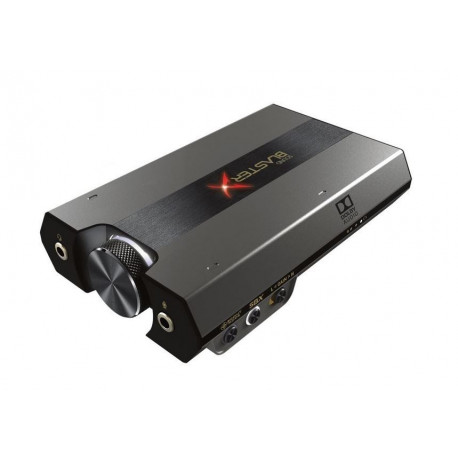 The Sound BlasterX G6 is a high-resolution external USB DAC and gaming amplifier de