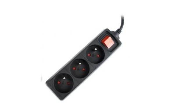 UPS power strip 3FR/16A/C14/0.6m/black