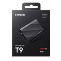 External SSD|SAMSUNG|T9|4TB|USB 3.2|Write speed 2000 MBytes/sec|Read speed 2000 MBytes/sec|MU-PG4T0B