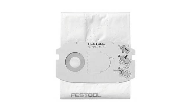 Festool vacuum cleaner bag filtering SELFCLEAN SC FIS-CT MIDI/5 5 pieces (498411)