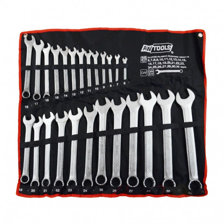 AW COMBINATION WRENCH SET 25 pcs. /6mm-32mm/ BLACK LINE