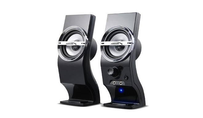 Audiocore AC805 loudspeaker 2-way Black, Silver Wired 3 W