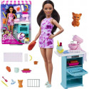 Lalka Barbie Barbie Kucharka z kotkiem (HCD44