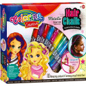 COLORINO CREATIVE Hair chalk set 10 colours m