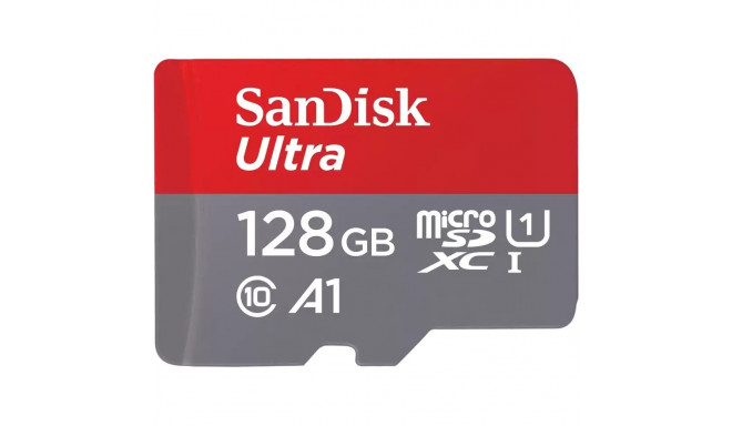 "CARD 128GB SanDisk Ultra microSDXC 140MB/s +Adapter"