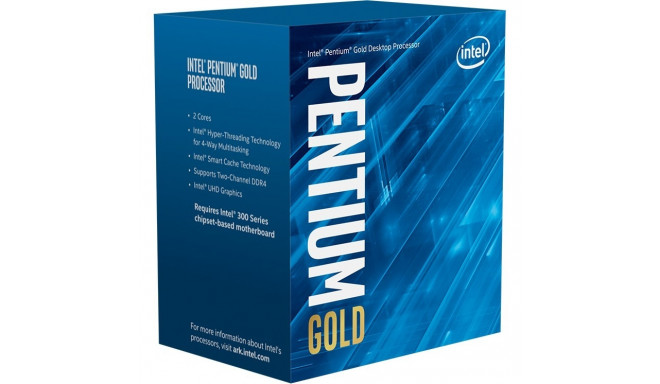 Intel CPU S1200 Pentium Gold G6400 Box 2x4 58W Gen10