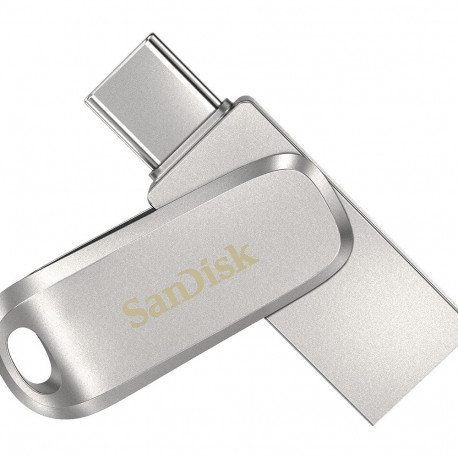 "STICK 128GB USB 3.1 SanDisk Ultra Dual Drive Luxe Type-C silver"