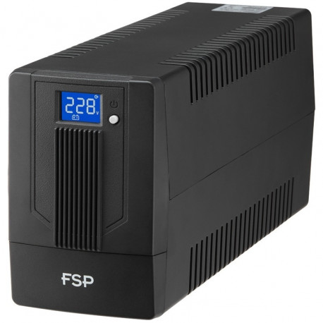 "FSP iFP600 Line-interactive UPS 600VA,360W,SCHUKO*2,12V/7AH*1,LCD VERSION ,230V"