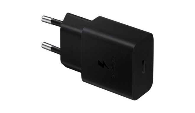 "Samsung Schnellladegerät 15W Netzteil inkl. Datenkabel USB Type-C black"